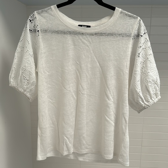 Paige eyelet puff sleeve top - Picture 5 of 6